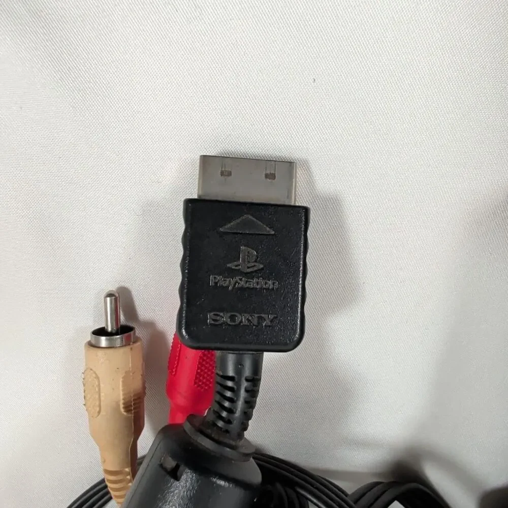 Sony PlayStation 2 PS2 Slim SCPH-75001 Console Tested OEM Cables 2 S Memory Card